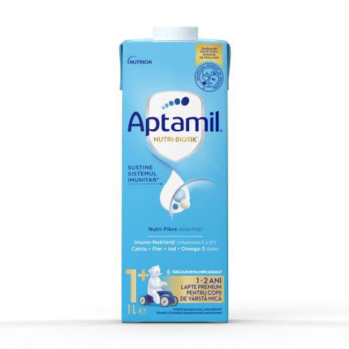 Lapte premium pentru copii de varsta mica 1-2 ani NUTRI-BIOTIK™️ 1+, 1l, Aptamil