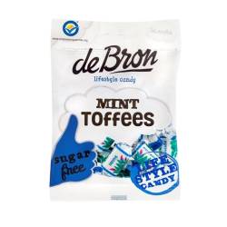 Caramele moi cu aroma de menta fara zahar si fara gluten, 90g, Debron