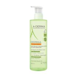 Ducray A-Derma Exomega Control Gel spumant emolient 2 in 1, 500ml