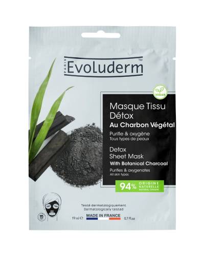 Masca detoxifianta Active Botanical Charcoal, 19ml, Evoluderm