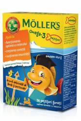 Moller's Omega3 cu 36 Pestisori Gumati Aroma Cola