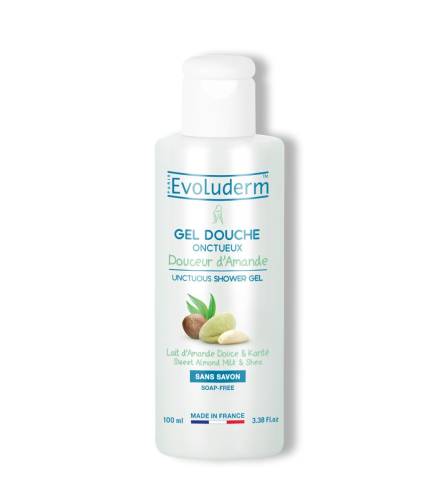 Gel de dus cremos Douceur d’Amande, 100ml, Evoluderm