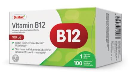 Dr. Max Vitamina B12 100mcg, 100 comprimate filmate