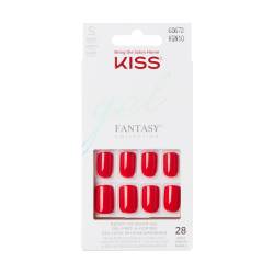 Unghii false Gel Fantasy Color What Ever Short Squoval, 28 bucati, Kiss