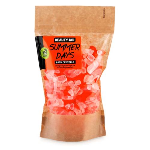 Cristale energizante pentru baie cu ulei de portocale Summer Days, 600g, Beauty Jar