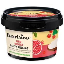 Exfoliant corporal cu zahar si extract de rodie Berrisimo, 300g, Beauty Jar