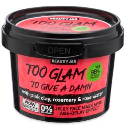 Masca faciala rejuvenanta cu argila roz si apa de trandafir, 120g, Beauty Jar