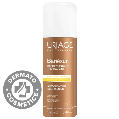 Spray autobronzant Bariesun Brume Thermale, 100ml, Uriage