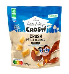 Pernute bio pentru copii cu crema de ciocolata cu lapte, 375g, Crosti