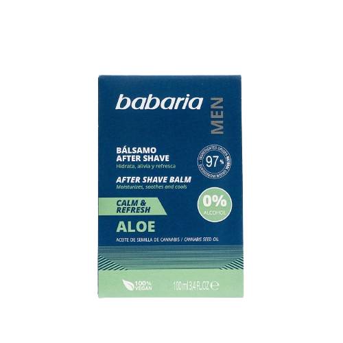 Balsam dupa ras cu Aloe Vera si ulei din seminte de Cannabis Sativa, 100ml, Babaria