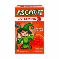 Ascovit 100mg, aroma capsuni 20 comprimate EPH