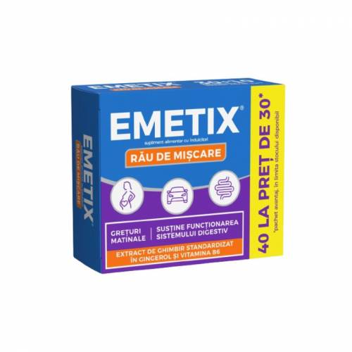 Emetix, 40 comprimate, Fiterman