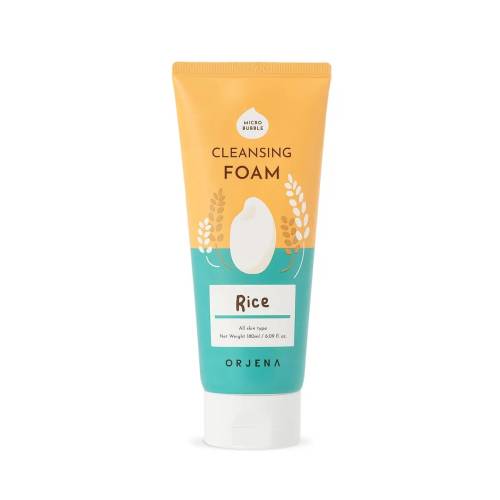 Spuma de curatare Smile Day Cleansing Foam Rice, 180ml, Orjena