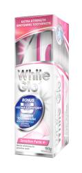 Pasta de dinti cu periuta Sensitive Forte+, 100ml, White Glo