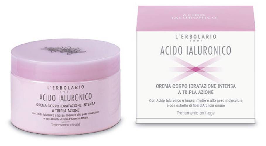 L'Erbolario Crema de corp cu acid hialuronic, 200ml
