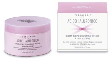 L'Erbolario Crema de corp cu acid hialuronic, 200ml