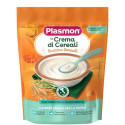 Crema cu 4 Cereale de la 6 luni, 200g, Plasmon