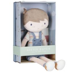 Papusa textila Jim - 50 cm - colectia Vintage Sunny Stripes, 1 bucata, Little Dutch