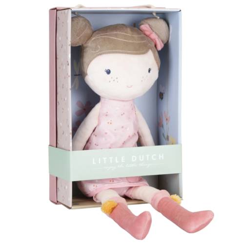Papusa textila Rosa - 50 cm, 1 bucata, Little Dutch