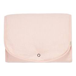 Salteluta portabila pentru schimbat scutece Pure Soft Pink, 1 bucata, Little Dutch