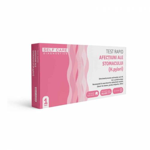 Test rapid afectiuni ale stomacului (H. pylori), 1 bucata, Self Care