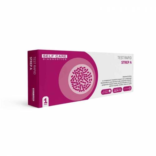 Test rapid Strep A, 1 bucata, Self Care