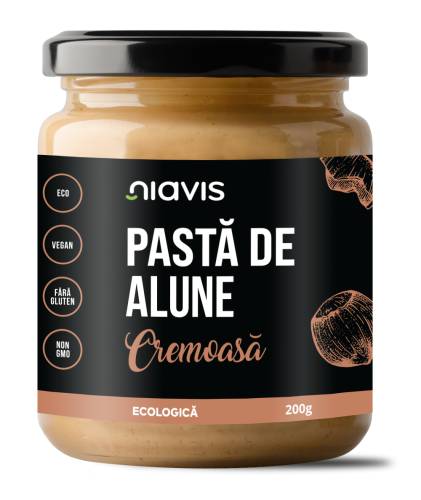 Pasta de alune cremoasa, 200g, Niavis