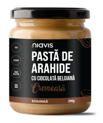 Pasta de arahide cu ciocolata belgiana, 200g, Niavis