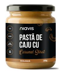 Pasta de caju cu caramel sarat, 200g, Niavis