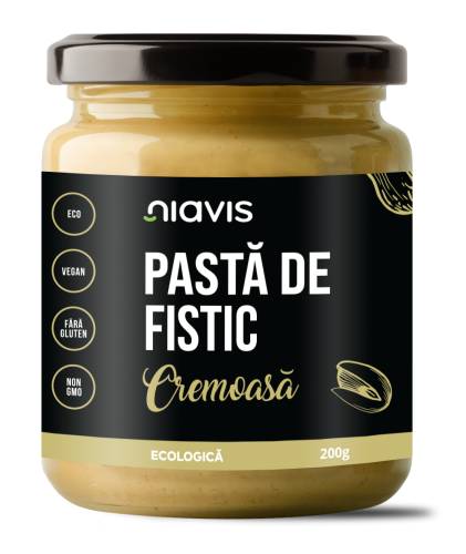 Pasta de fistic cremoasa, 200g, Niavis