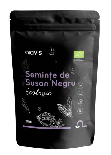 Susan negru ecologic, 250g, Niavis