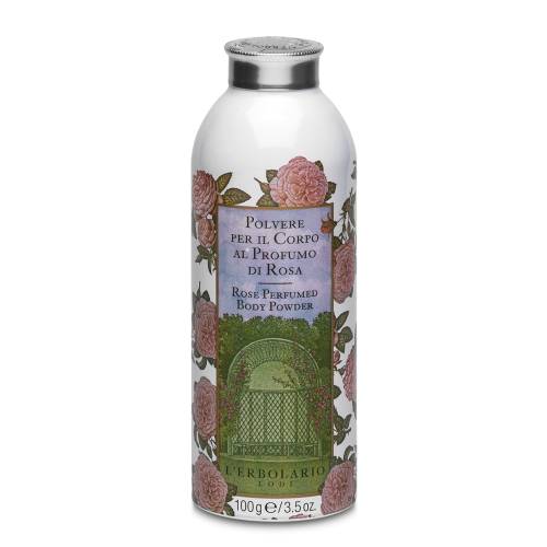L'Erbolario Pudra de corp parfumata Rose, 100g