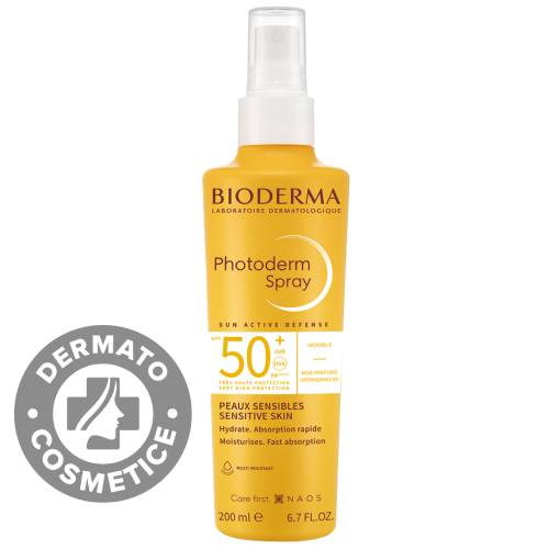 Spray protectie solara Photoderm Max SPF 50+, 200 ml, Bioderma