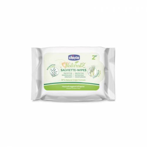 Servetele revigorante cu extract de eucalipt si citronella Naturalz, 20 bucati, Chicco