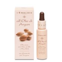 L'Erbolario Ulei cu extract de argan pentru fata si gat, 28ml