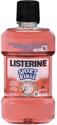 Apa de gura pentru copii Smart Rinse, 250ml, Listerine