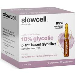 Fiole cu acid glicolic 10%, 10x2ml, Slowcell