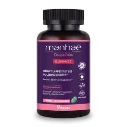 Coupe Faim Gummies, 60 jeleuri, Manhae