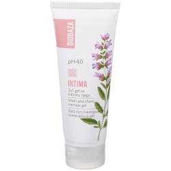 Gel intim natural 2in1 pentru curatarea si epilarea zonei intime cu pH 4.0, 100ml, Biobaza
