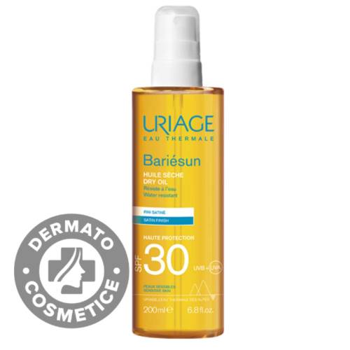 Ulei uscat cu protectie solara SPF 30 Bariesun, 200 ml, Uriage