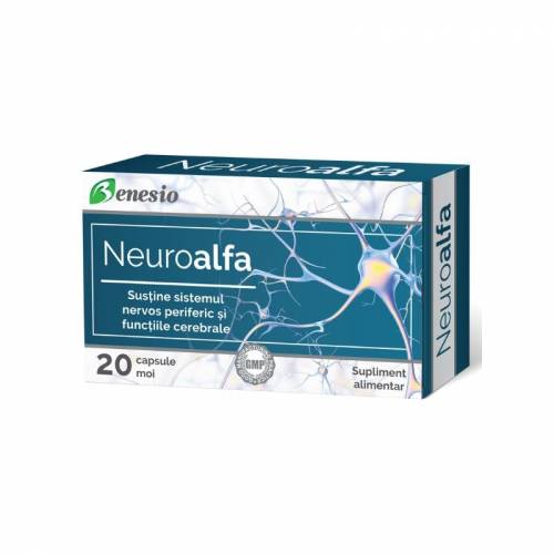 Neuroalfa, 20 capsule moi, Benesio
