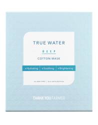 Masca de fata din bumbac True Water Deep, 25ml, Thank You Farmer