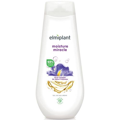 Gel de dus crema cu iris si complex de uleiuri pretioase Moisture Miracle, 750ml, Elmiplant