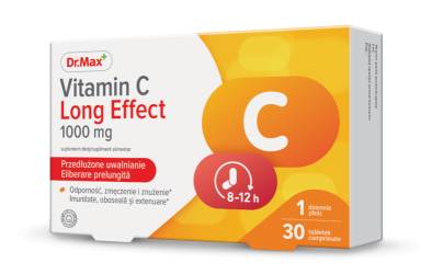 Dr. Max Vitamina C Long Effect, 30 comprimate eliberare prelungita