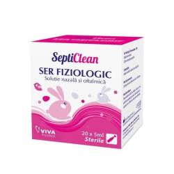 Ser fiziologic, 20 monodoze x 5 ml, Septiclean