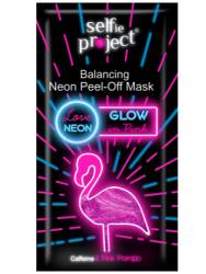 Masca exfolianta regeneranta neon Flamingo Glow in Pink, 10ml, Selfie Project