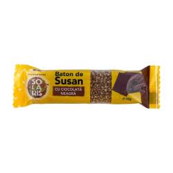 Baton de susan cu ciocolata neagra, 30g, Solaris