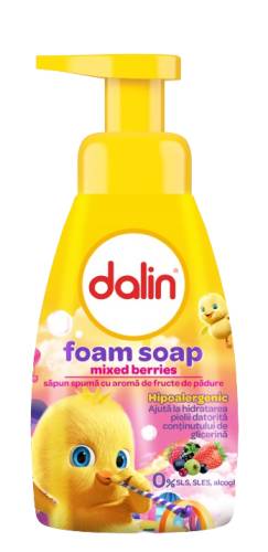 Sapun spuma cu fructe de padure, 200ml, Dalin
