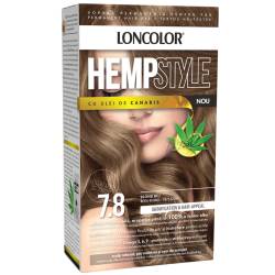 Vopsea de par permanenta Hempstyle Nr. 7.8, 110ml, Loncolor