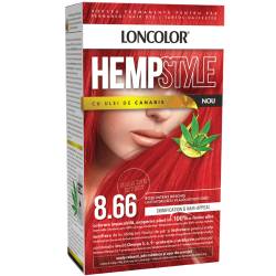 Vopsea de par permanenta Hempstyle Nr. 8.66, 110ml, Loncolor